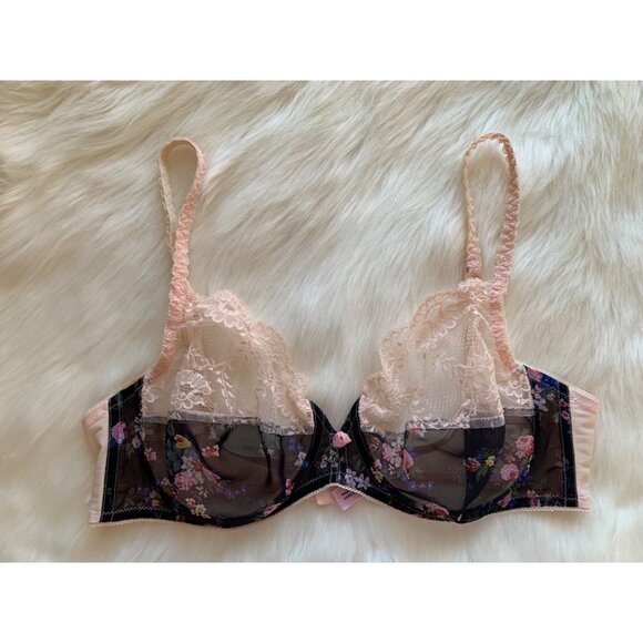 Ensemble Soutien-Gorge Et Slip Noir Agent Provocateur - Taille 36D / Large (AP4) - Neuf Avec Étiquettes